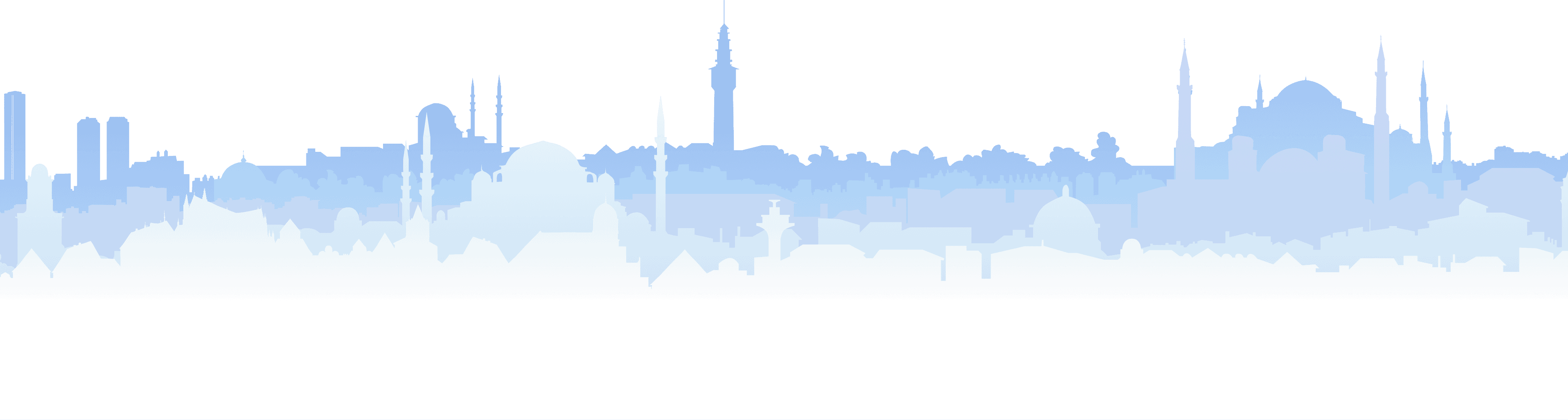Istanbul inspired cityscape background